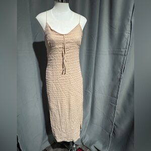 Juniors NO Comment  size Xl nude in color dress